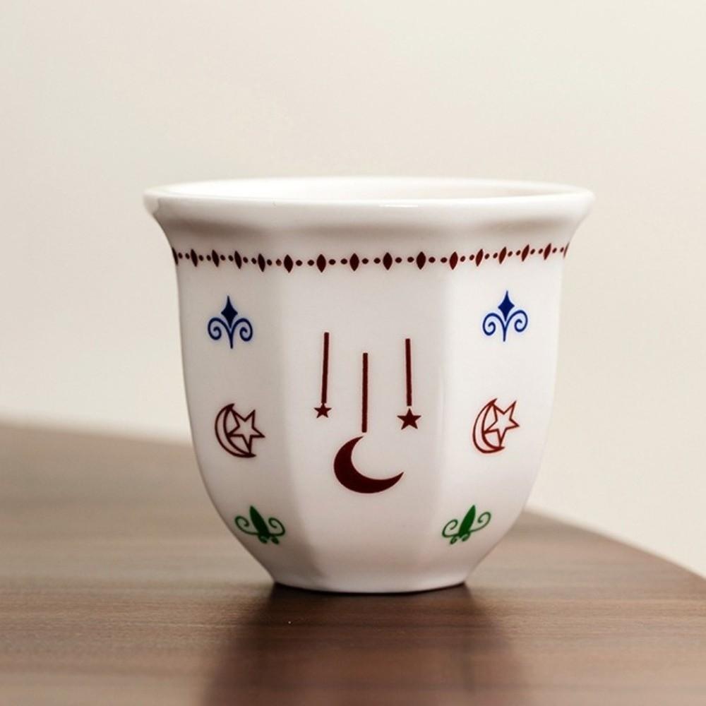 Ethnic Style Ceramic Coffee Cup 80/170/250ml Turkish Tea Cup Creative Middle Eastern Cup Tea Time