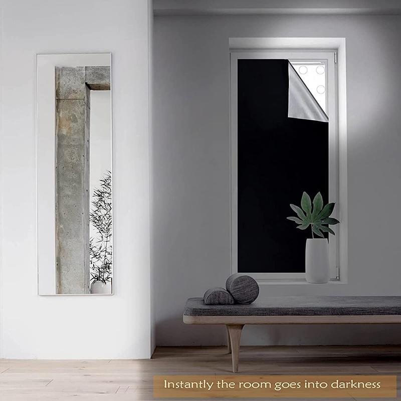 travel Blackout Curtains Shades Window Cover Film Cuttable Portable DIY Window Blinds for Media Dorm Room Bedroom