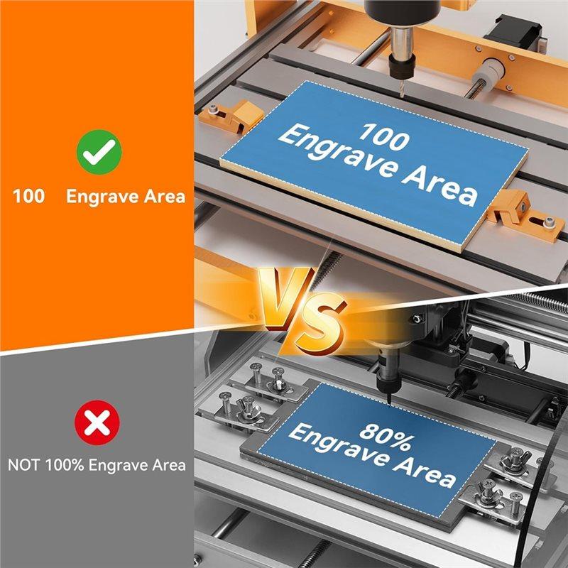 Fresh For Secure CNC Machining For 3018 CNC Machine, T-Track& Perforated Worktables- 4PCS Router Side Pressure Plate Clamps
