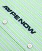 Eipeu Aapenow Moonface Stripe Short Sleeve Shirt Light Green / Aapsrm8560Xxqgrk
