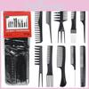 Professional Plastic Hair Combs Collection With Multiple Styles For Hair Styling And Detangling