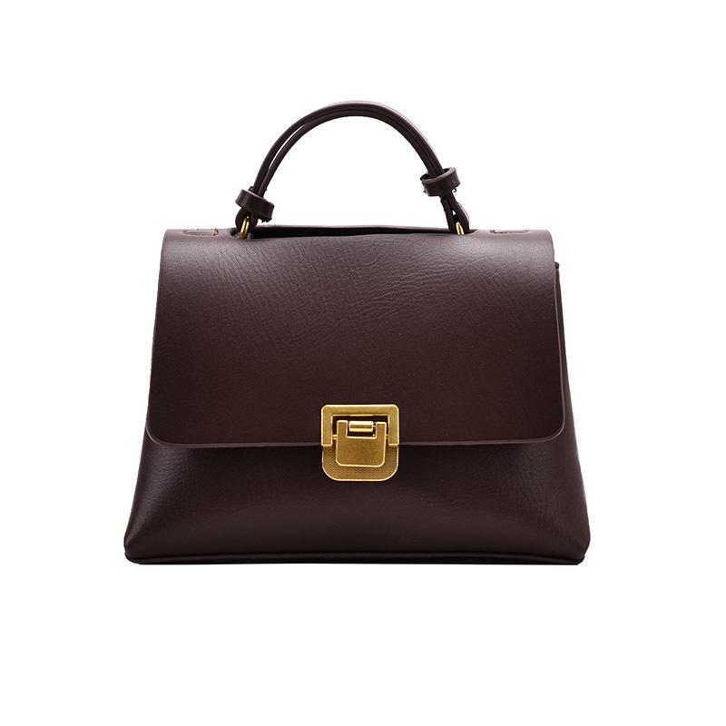 Мода 2025 Ретро Женская Однотонная Сумка Кроссбоди и На Плечо