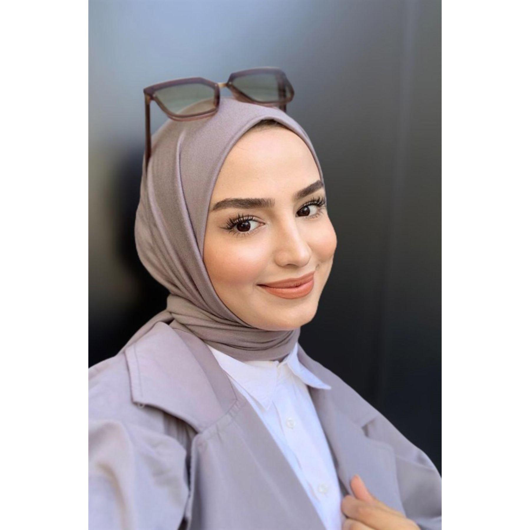 

Преміальний трикотажний хіджаб сірий STD сірий