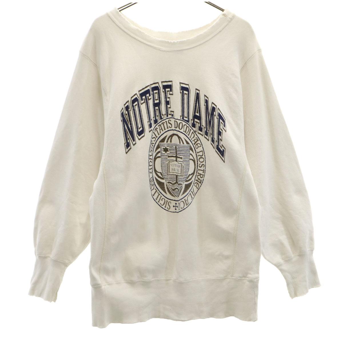 

Champion 90s Made in USA Reverse Weave Embroidered Tag Old Long sleeve sweat trainer Men s Used