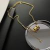 2025 Women's Titanium Steel Necklace: Light Luxury, Clavicle Chain, Non-Fading High-End Accessory