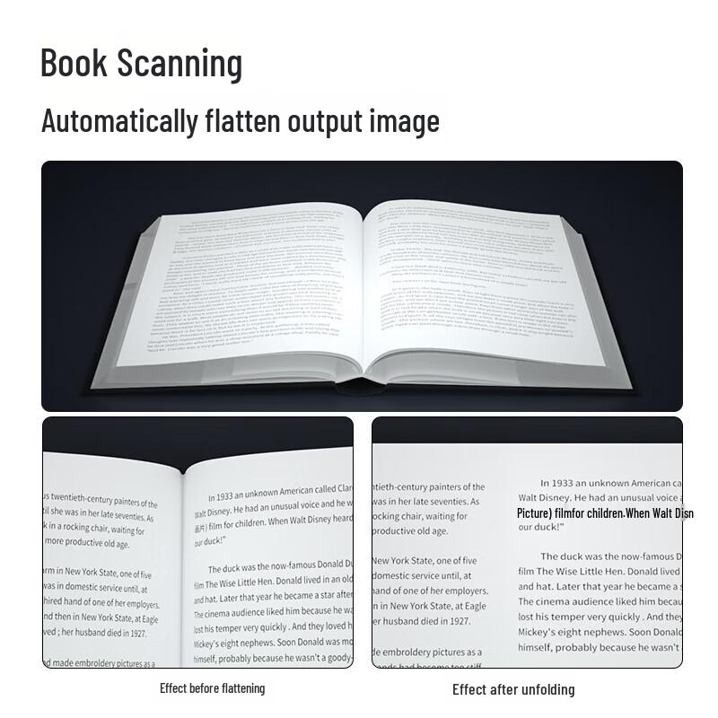 

Deli 22MP A3 High-Speed Document Camera Scanner