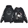 Berserk Anime Harajuku Washed Hoodie for Men