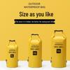 Waterproof Crossbody Bag for Swimming, Trekking, Rafting & Snorkeling - Large Capacity, Convertible Single/Double Shoulder Storage.