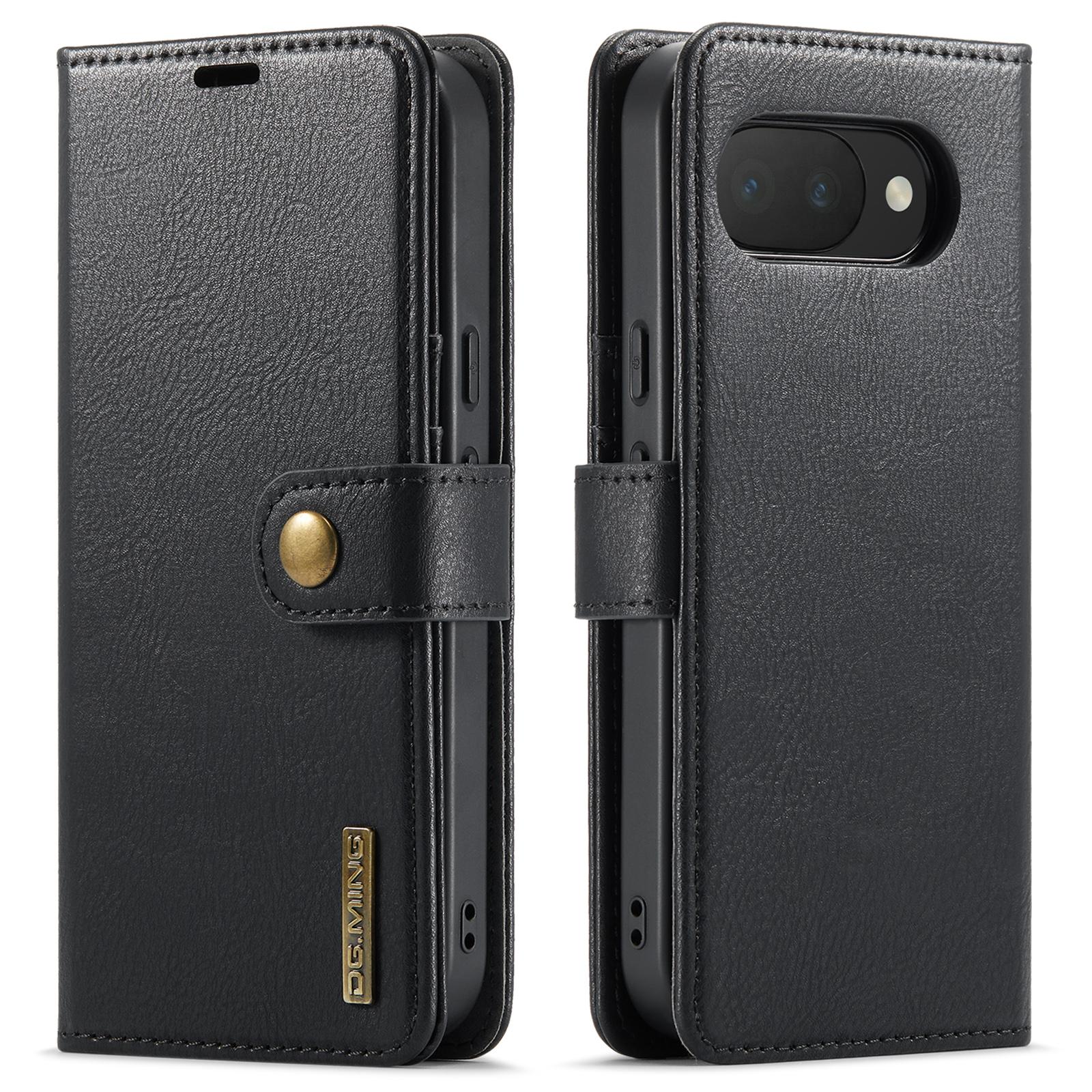 

2-в-1 Съемный Магнитный Кошелек Чехол Для Google Pixel 7 8 9 10 Pro XL 7A 8a 9a 10a Держатель Слот для Карт Задняя Крышка Телефона For Google Pixel 7 чёрный