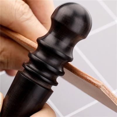 Bâton de meulage rond pour machine à polir, outils pour bordures artisanales, cuir, bricolage, polissage des bords du cuir