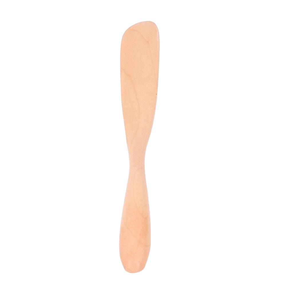 5PCS Wooden Knife Jam Cheese Spreader Tableware for Japanese for Bread Facial Mask
