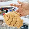 Cute Hamburgers French Fries Delicious Food Pendant Plush Stuffed Toy Doll Bag Pendant Keychain Jewelry Accessory Decoration