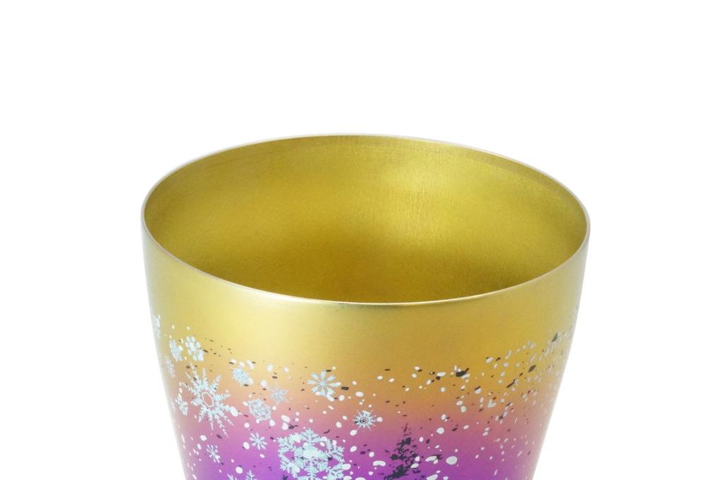HORIE Laget i Niigata prefektur Ren Titan Dobbel Tumbler 250cc Snow Flower Aurora T15SK250AR Tsubame,