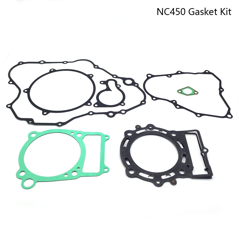 CQHZJ NC250 NC450 Motorcycle Cylinder Complete Gasket Kit Top Bottom Full Engine Pad Seals Set For ZONGSHEN Engine