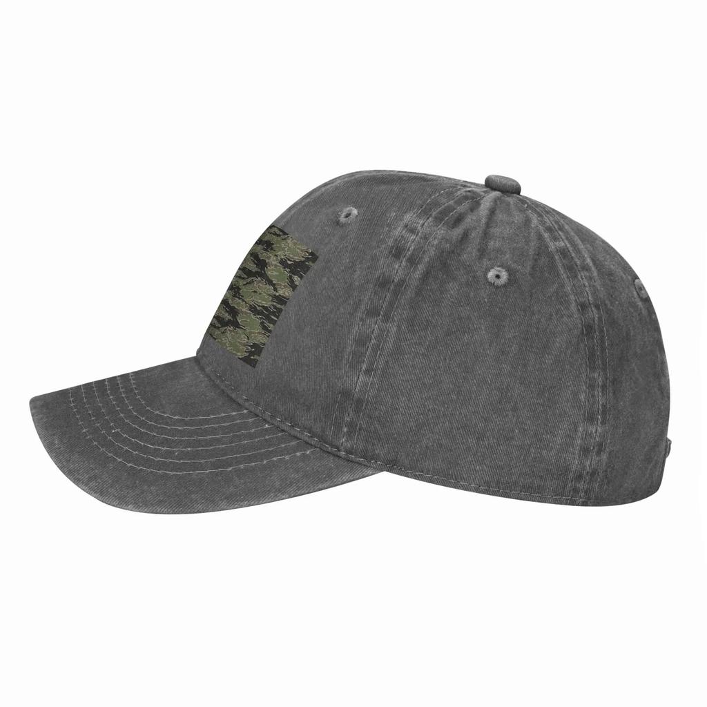 Tiger Stripe Camouflage Military Camo Denim Cap Casual Baseball Caps Adjustable Hat Summer Unisex Baseball Hats