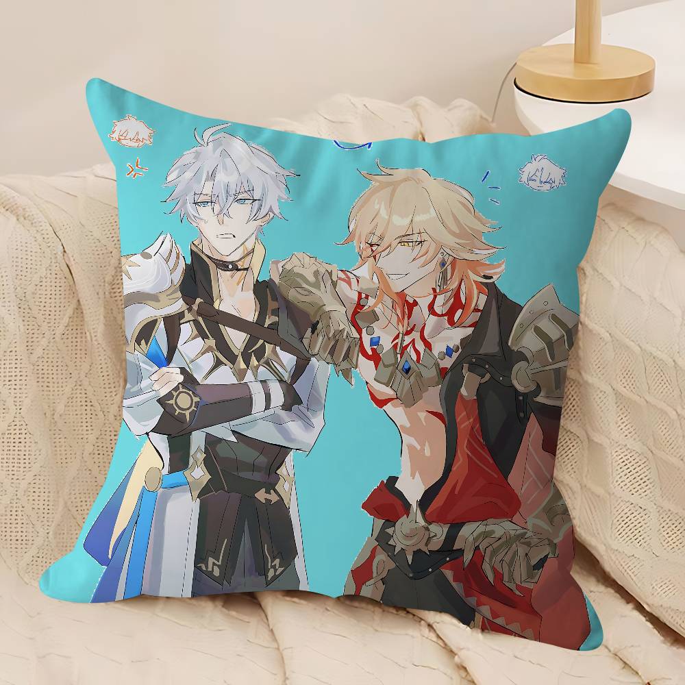 H-Honkai Star Rail Mydei 45*45cm Kissenbezug Kissenbezug Deko Kissenbezug Heim Kissenbezug Für Sofa Kissen