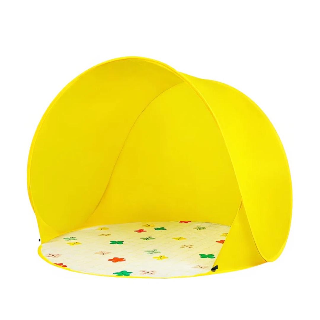 Children s Portable Quick-Open Sunshade Tent for Outdoor Camping & Beach – No Assembly Required 3-4 People