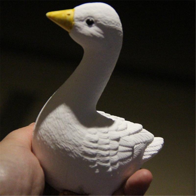 3D Gooses Animal Figurine Silicone Candle Molds for Candle Soap Making Gypsum Decoration Cement Clay Silicone Molds