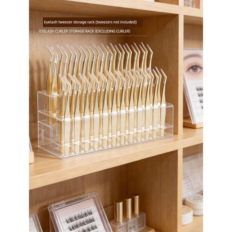 Eyelash Tweezers Storage Rack, Special Storage Box for Eyelash Extensions, Large Capacity Tweezers Display Rack, Dedicated for Eyelash Salons