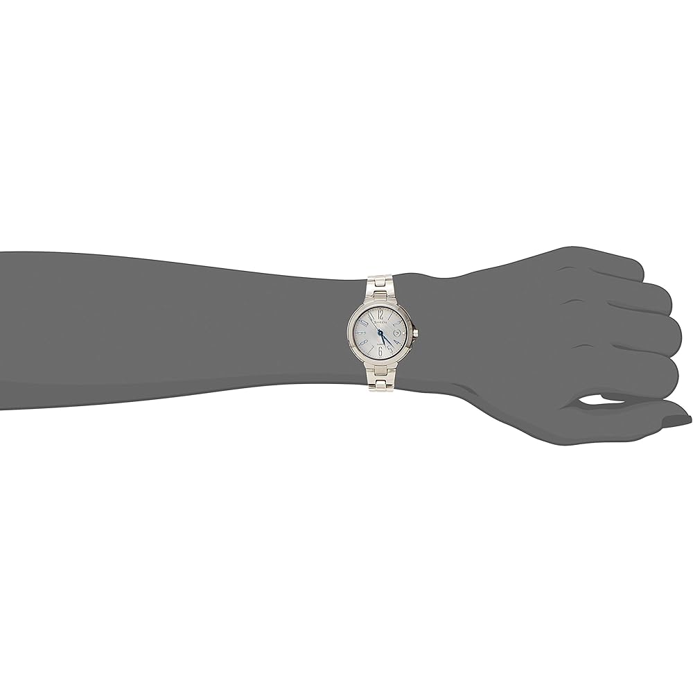 Casio SHW-5100D-7AJF Solar Radio Women's Watch Silver Stainless Steel 50m Water Resistant