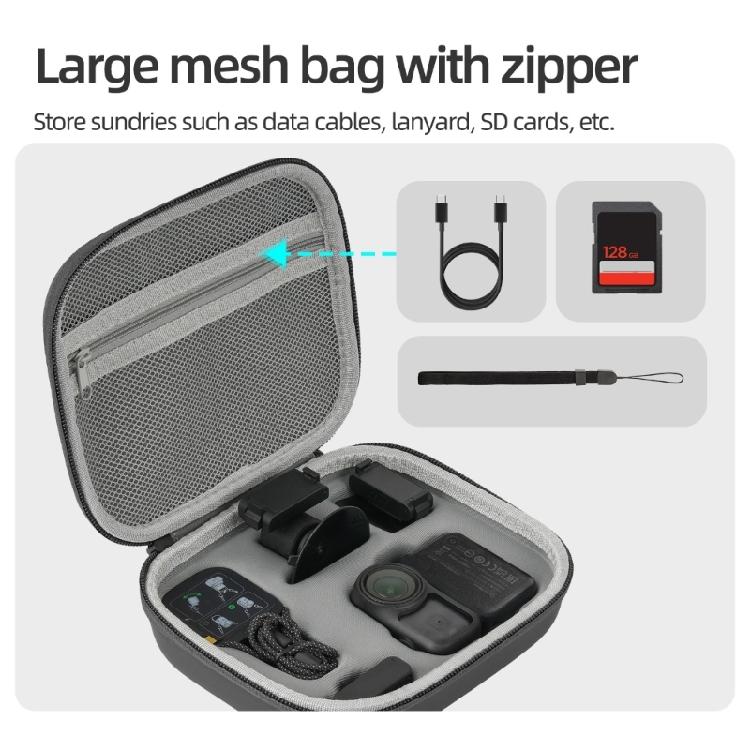 Shock Absorbing Waterproof Camera Bag Organizers Case With Compact Design Built In Mesh Compartment For OSMONano