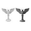 Demon Angel Statue, 3D Printed Wings Matte Texture, Fall-Resistant Ornament for Desk Study Entrance Hall Decoration