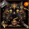 Luxurious Velvets Tarots Cloth Soft Velvets Divination Mats Mystical Symbols Enhances Spiritual Practice