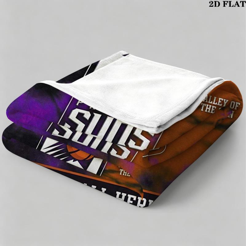 Phoenix Suns Print Flanelldecke Hohe Qualität Warm Bequem Decke für Alle Jahreszeiten Perfekt für Geschenke Heimdekoration
