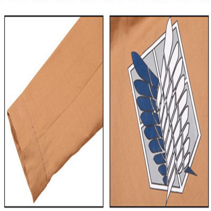 Cosplay Attack on Titan Shingeki No Kyojin Recon Corps Giacca Cappotto Costume