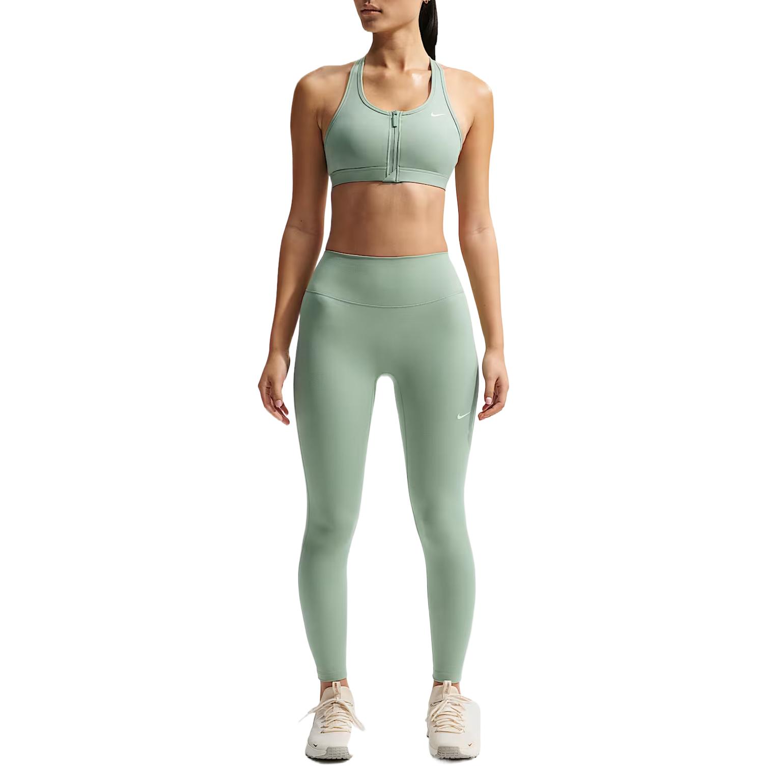 Nike Swoosh Front Zipper Stability Elastic Quick Dry Sports Underwear Women underwear FN2732-006 S