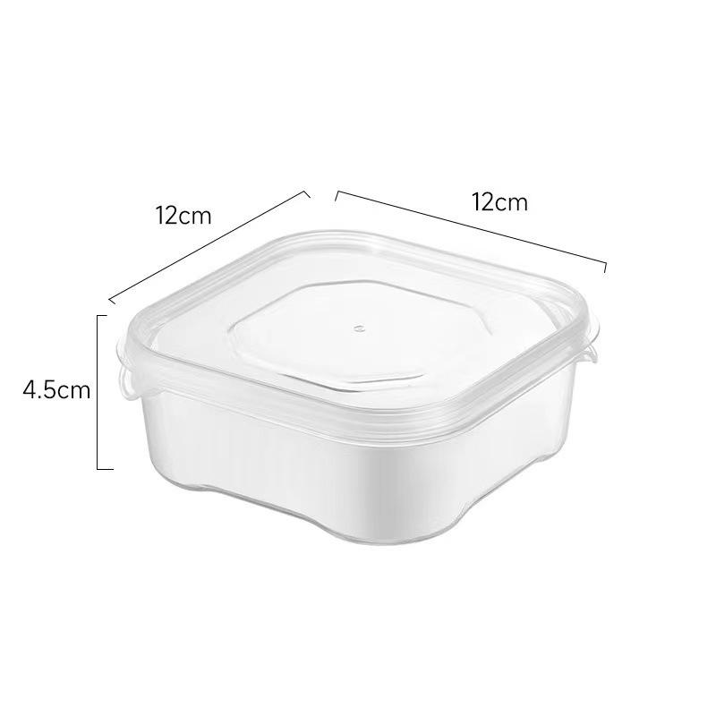 Refrigerator Frozen Meat Storage Box Fresh-Keeping Box Food Grade Fruit Meat Freezing Sealing Box Kitchen Storage Case