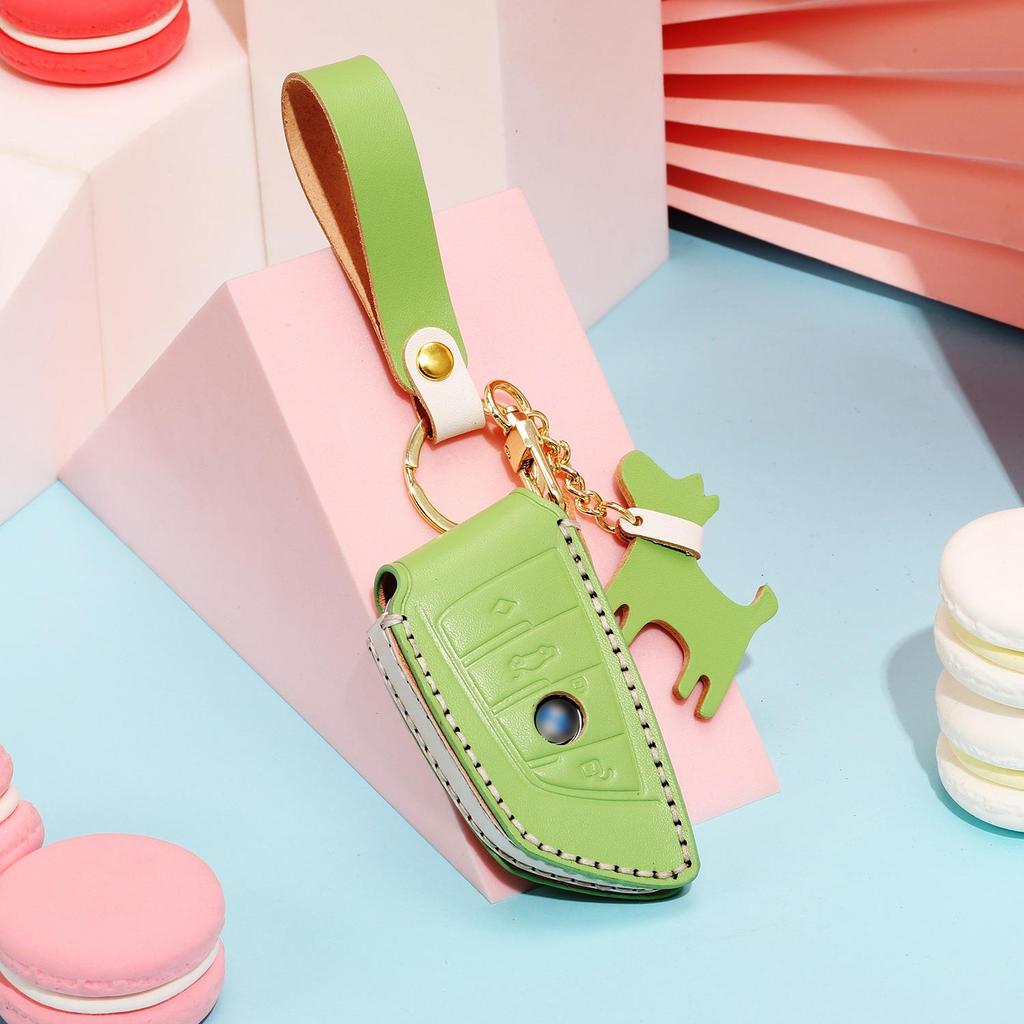 BMW Key Cover & Chain for 1, 3, 5, 7 Series, X1, X3, X5 - Single Piece