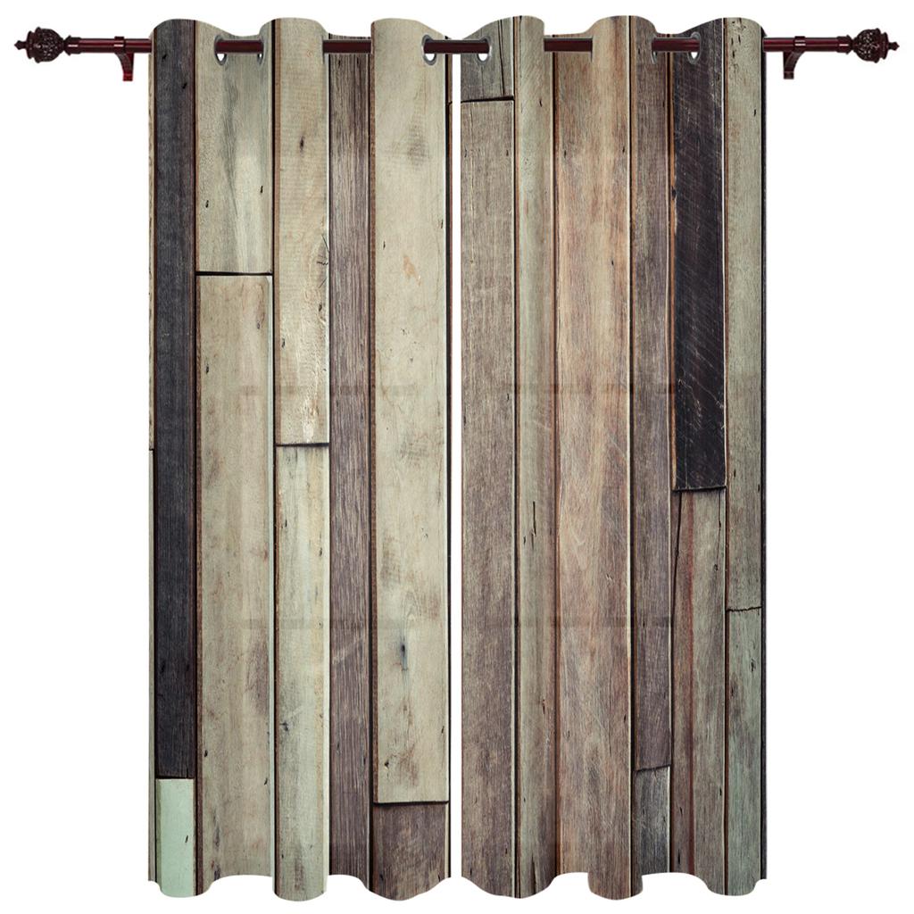 Barn Gate Retro Decoration Home Curtains Household Goods Living Room Bedroom Curtain