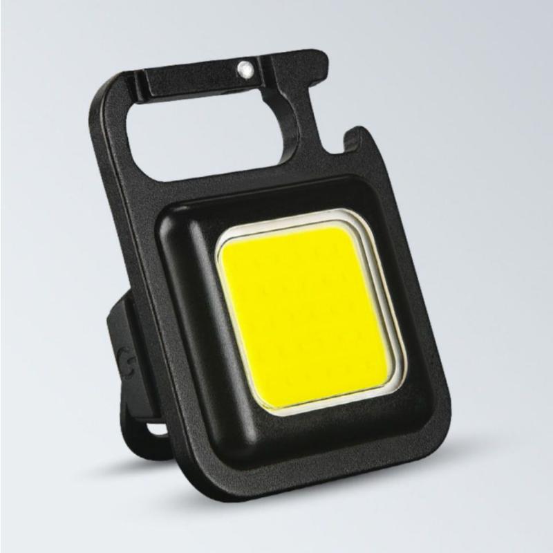 Strong Light Portable Mini Work Light Keychain Small Flashlight Multifunctional Portable Light Rechargeable Light Home Flashlight