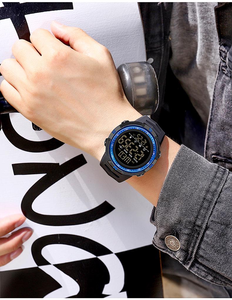 Sanda Luminous Waterproof Sport Wristwatch - Fashionable, Simple, Versatile, and Perfect for Students.
