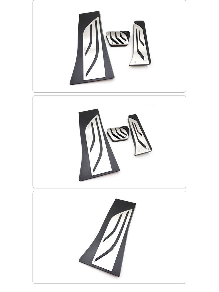Non-Slip Pedals for 2008-2018 BMW X5: Accelerator, Brake & Rest Area Accessory
