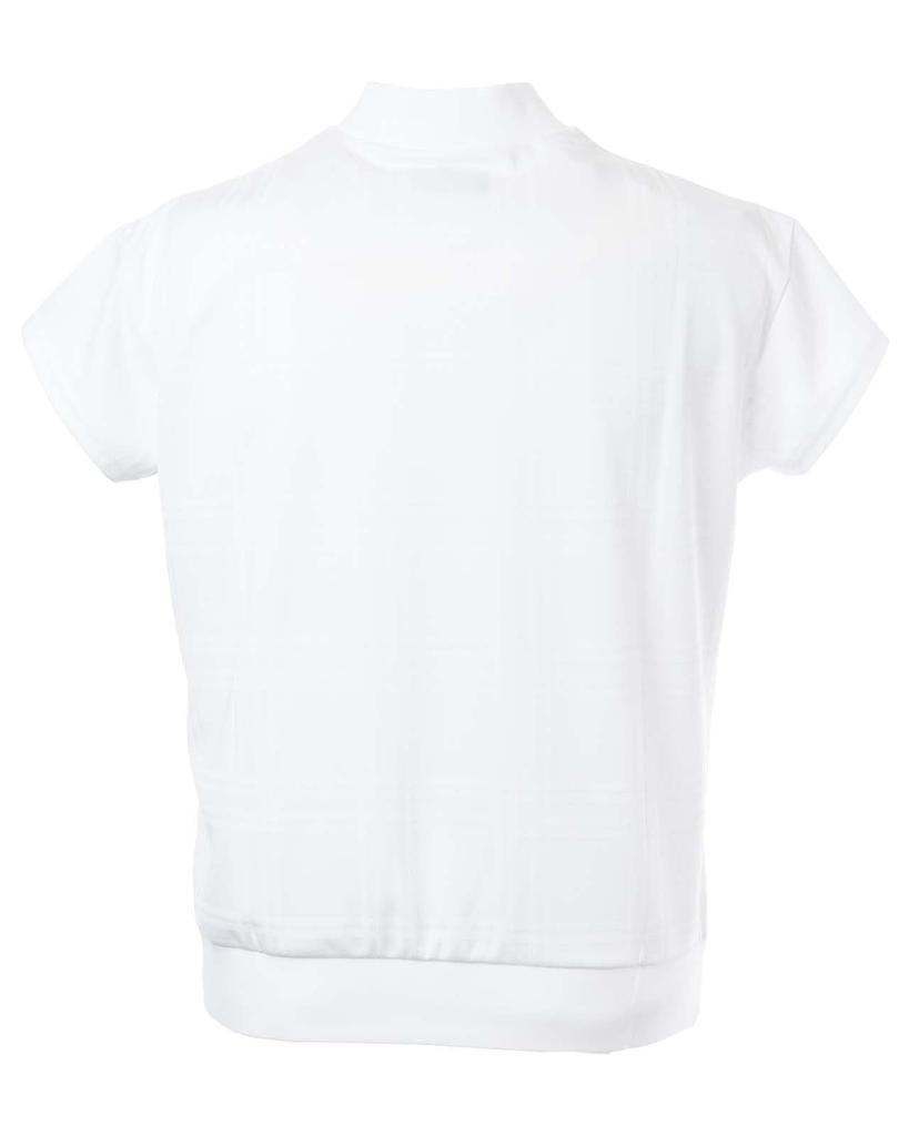 New Balance Short Sleeve Mock Neck Golf Shirt Quick 0 Women's (Moisture Wicking, Drying, Stretch) / 012-5166512 030_White [S]
