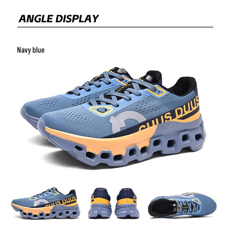 Men's Flyknit Breathable Mesh Marathon Running Shoes - Spring/Summer