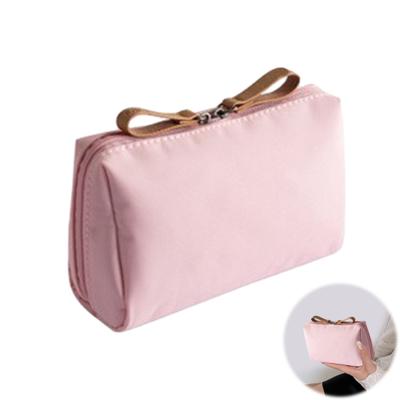 Travel Makeup Bag Double Zipper Closure Cosmetic Storage Bag Portable Toiletry Organizer Bag for Vacation Business Trip Home Use