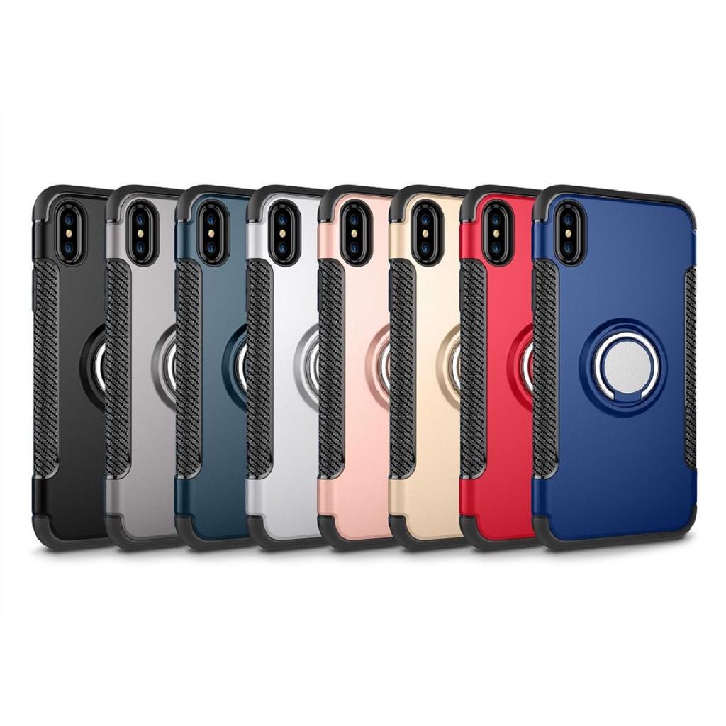 Hybrid Armor Hard Protective Case Rugged Shockproof Ring Holder Cover Kickstand