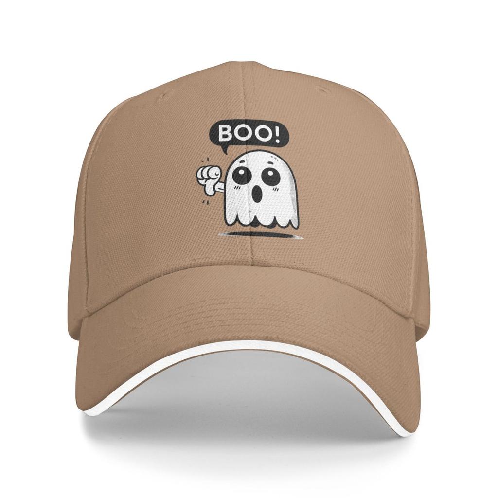 Ghost Of Disapproval BOO Baseball Caps Snapback Baseball Hats Breathable Casual Casquette Outdoor for Men And Women