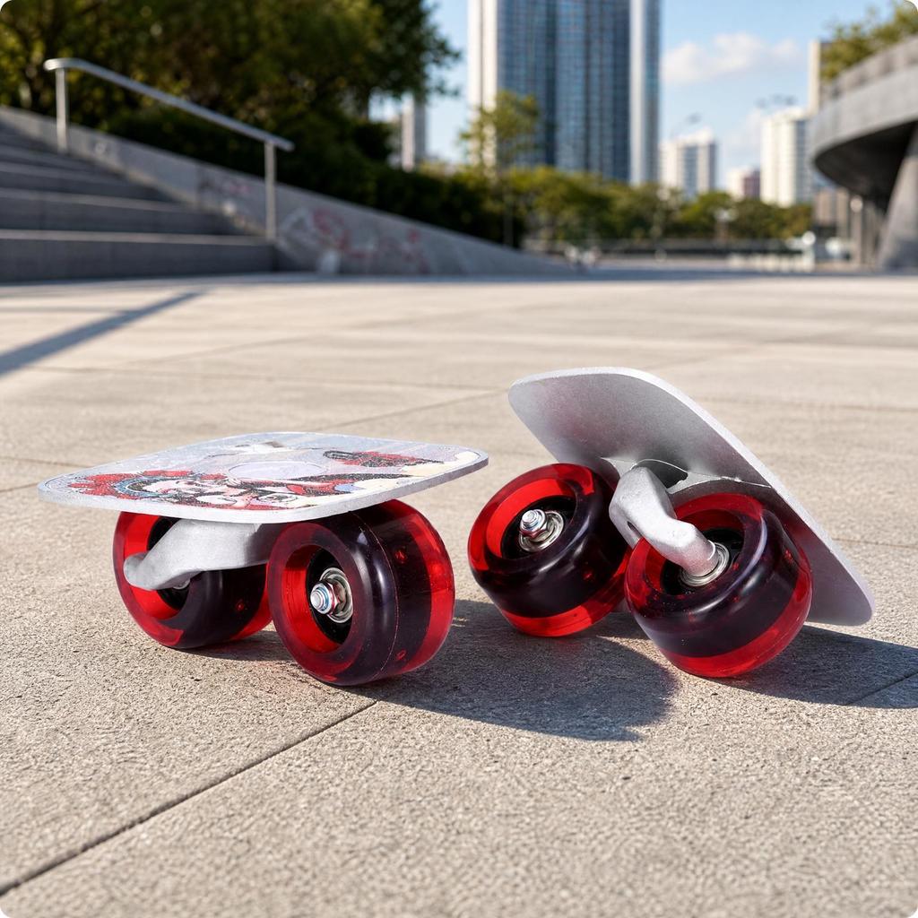 Rollendes Gleitbrett Manövrierbar mit Aluminiumdeck Rutschfestes Skateboard für