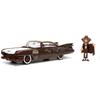 GENERAL MILLS 1959 CADILLAC COUPE DEVILLE CHOCULA Count Chocula Mini Car Diecast Car Brown 124 w/COUNT