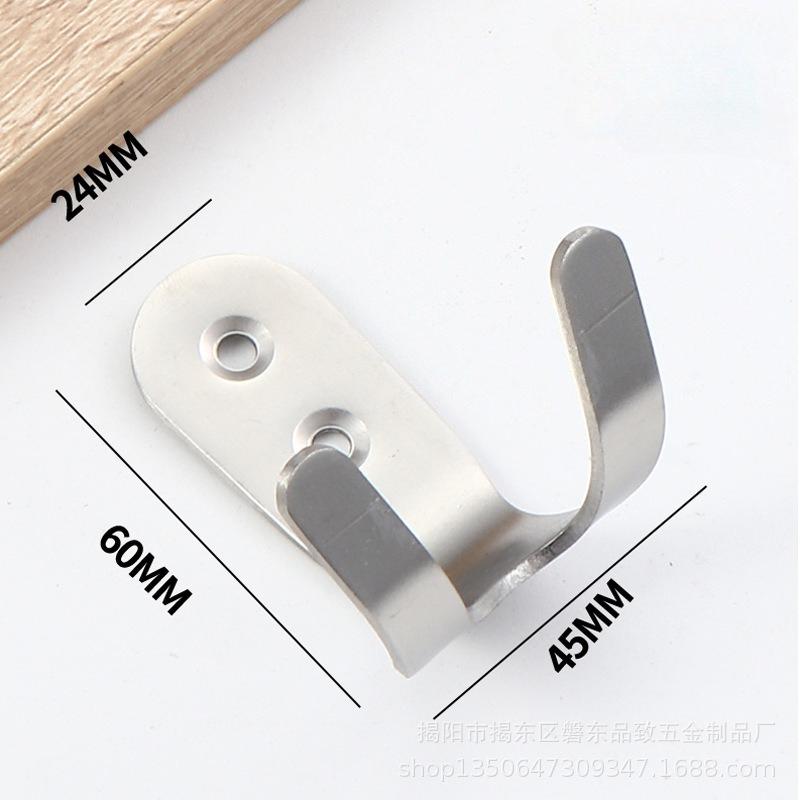 Stainless Steel Coat Hook Bathroom Behind The Hook Door Cloakroom Hook Up Partition Hook Bathroom Wall Hanger Clothes