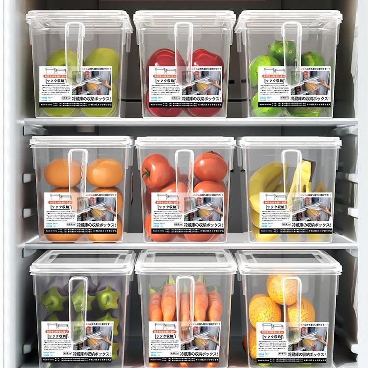 Organizér do lednice potravinářské kvality: Velkokapacitní mrazicí úložný box do kuchyně na ovoce, zeleninu a vejce