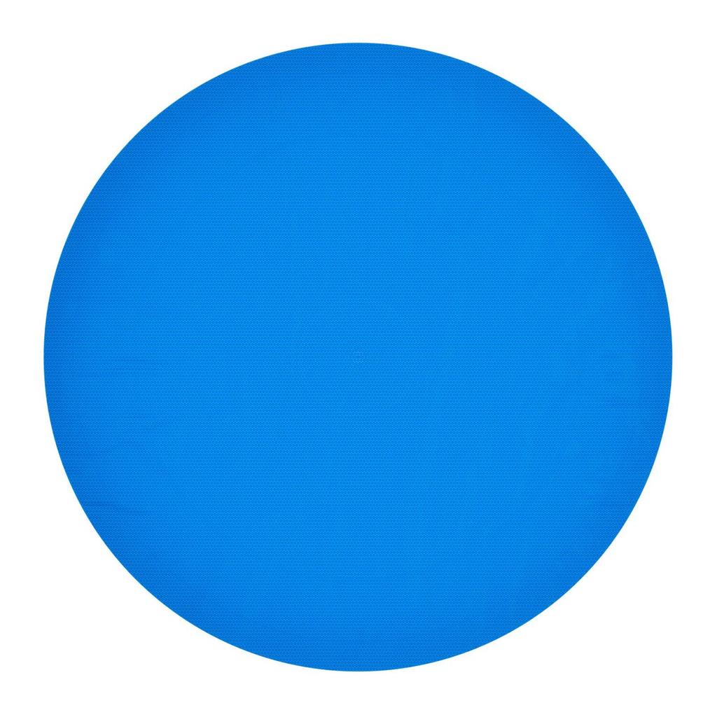 Solar Pool Cover, 5.49m Round Pool Bubble Cover, 12 Mil Pools Solar Blanket with Bubble & PE Material, Daytime Heat Absorption, Nighttime Heat