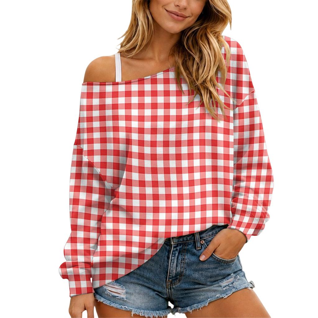 Top Casual a Maniche Lunghe in Rete da Donna, Vestibilità Larga, Blusa Comoda per l'Uso Quotidiano