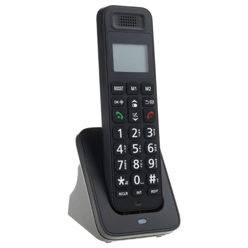 1Set Home Telephone 2 Handset Cordless Phone with Large LCD Display and Quick Dialing Function Efficient Communication