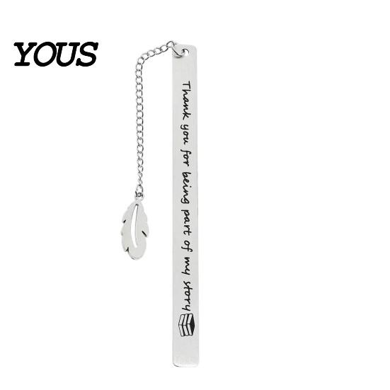Strong Metal Page Marker Frosted Bookmark, Engraved Marker, Thin Book Mark Bookmark for Students Teachers, Graduation Christmas Gift Lovers