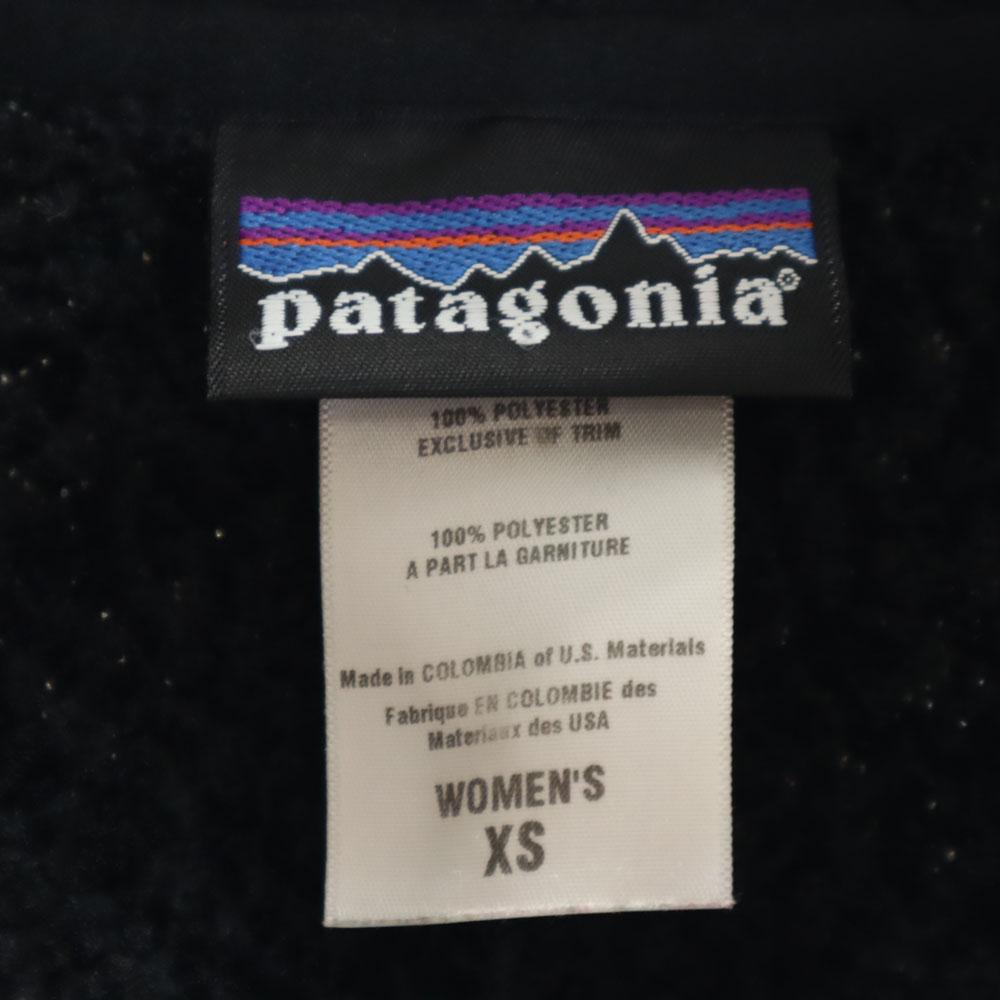 Patagonia 36112F8 Fleece Jacket XS Black Outdoors Women Used